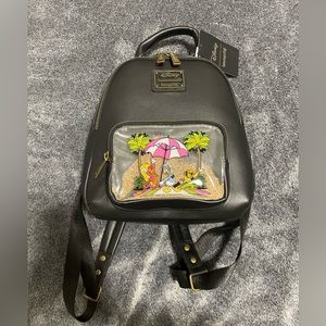 Loungefly Disney The Three Caballeros Sandy Beach Pocket Mini Backpack NWT